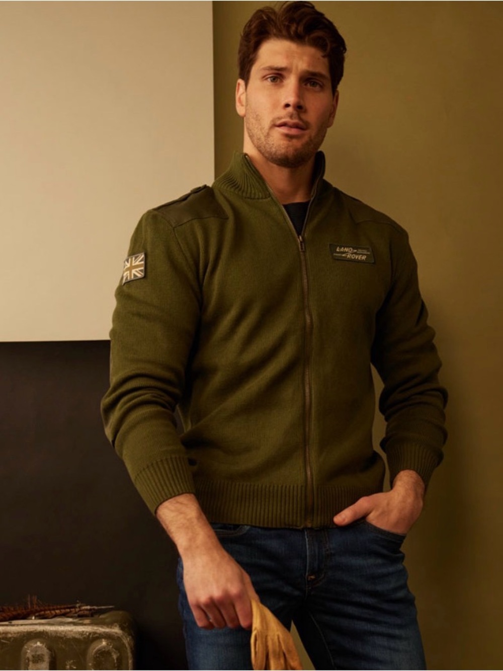 Red Canoe Landrover Zip Hoodie